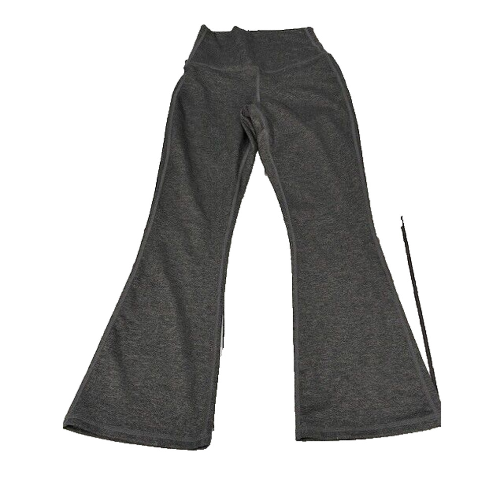 Quince Womens XS Gray Ultra Soft Cropped Bootcut Pants Pull On Stretch Comfort